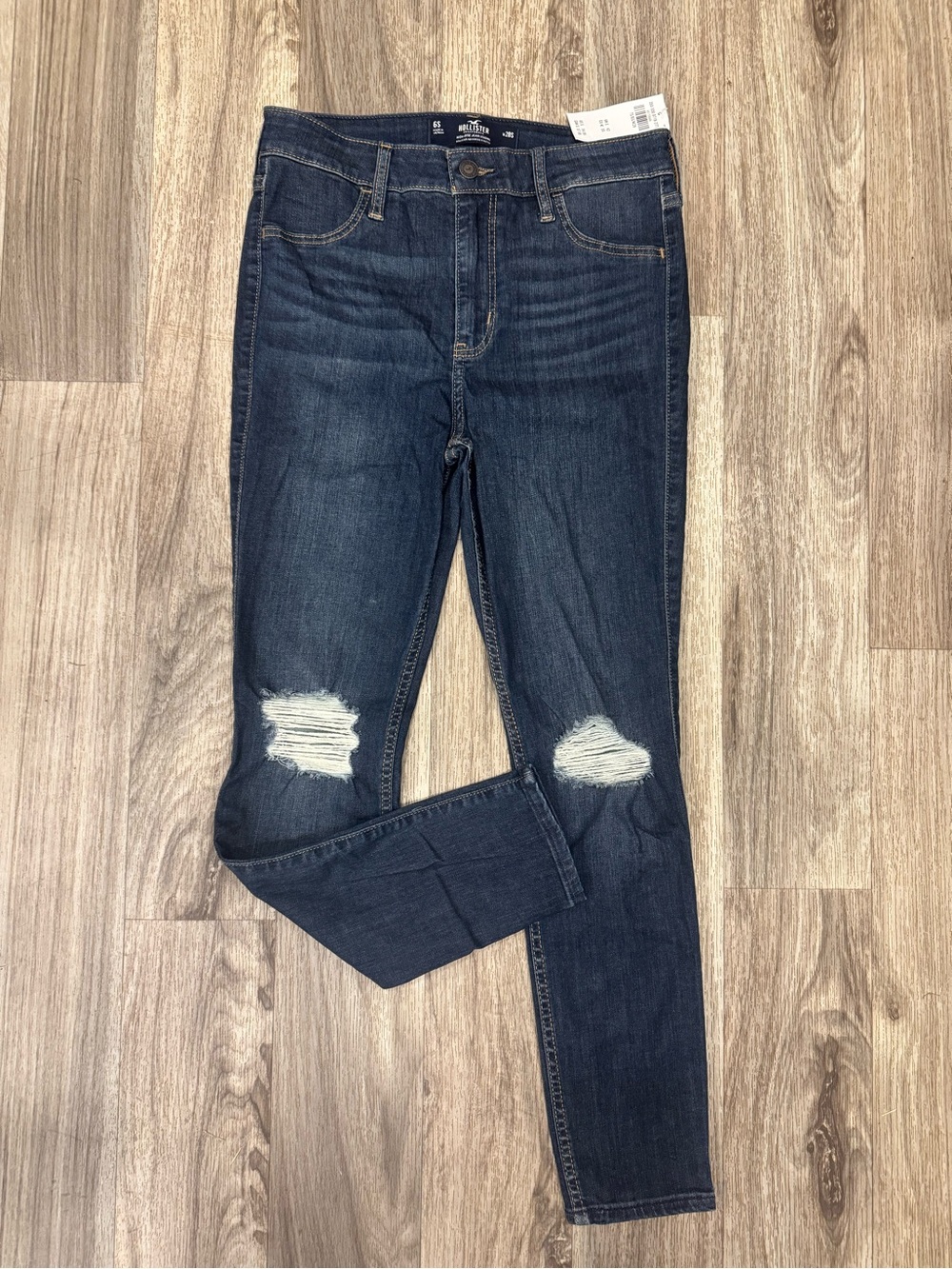 Hollister High Rise Jean Leggings Women’s 6S W28 Distressed Skinny Jeans NWT